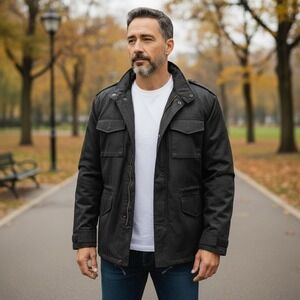 Jordan Craig Vintage 9200X Black Cotton Polyester Field Jacket Size 4X MSRP $120